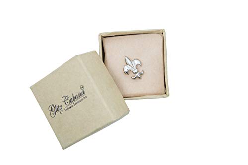 Paisley Silver Rhodium Lapel/Brooch Pin